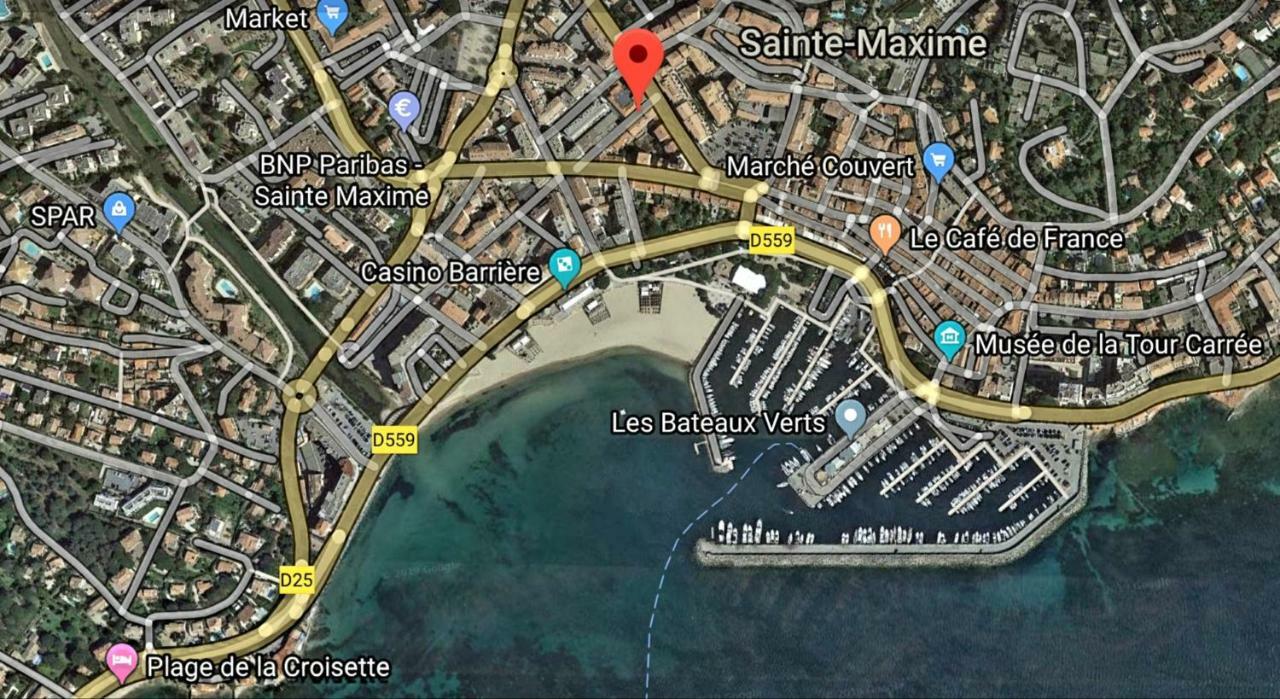 Perle Rare A 250M De La Plage ! Climatise Avec Parking, Balcon & Wifi แซ็งต์-แมกซีม ภายนอก รูปภาพ
